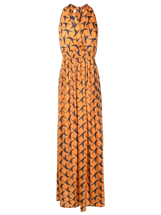 Vênus Halterneck Long Dress