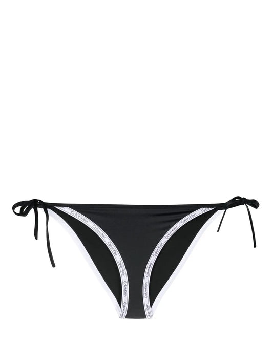 Logo-Print Strap Bikini Bottoms