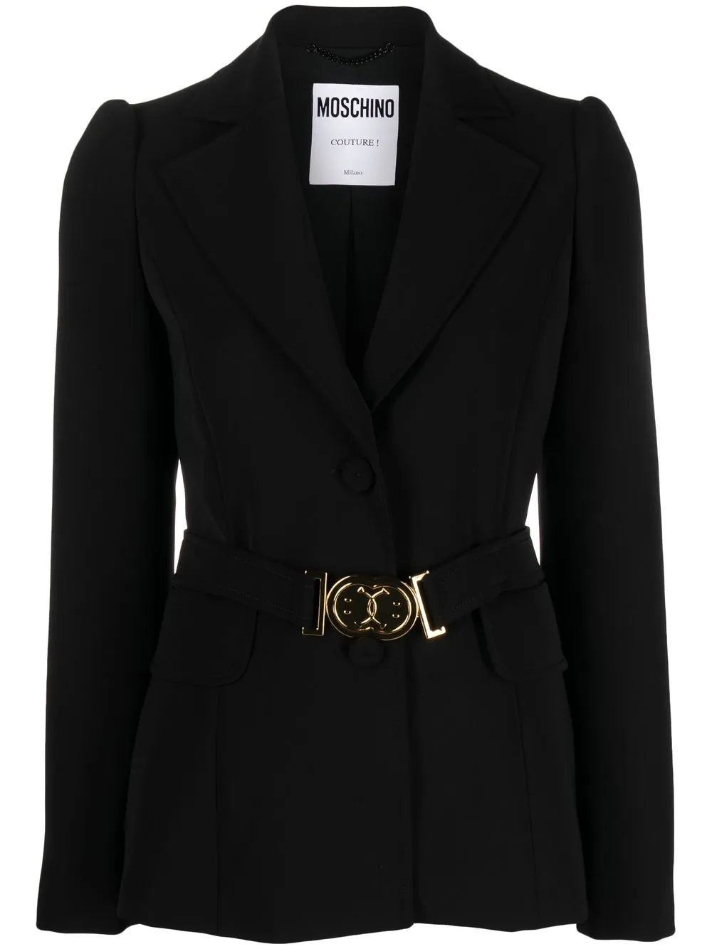 Logo-Plaque Single-Breasted Blazer