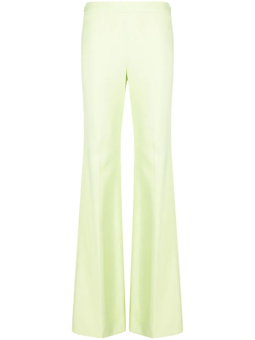 Flared High-Waist Trousers