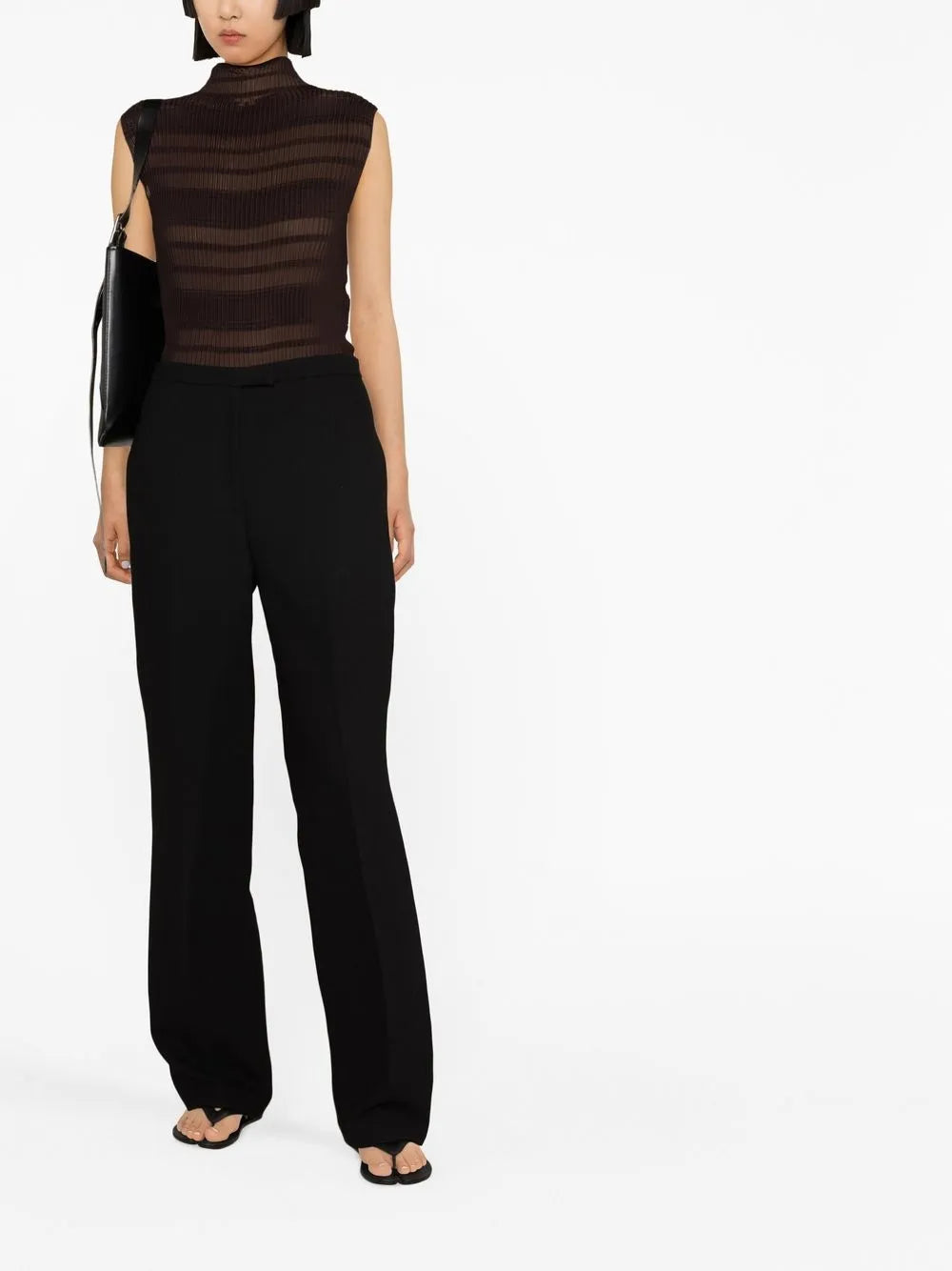 Straight-Leg Tailored Trousers