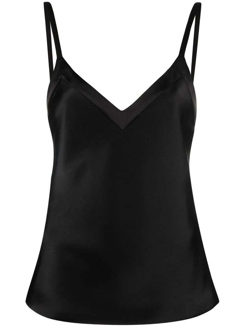 V-Neck Satin Top