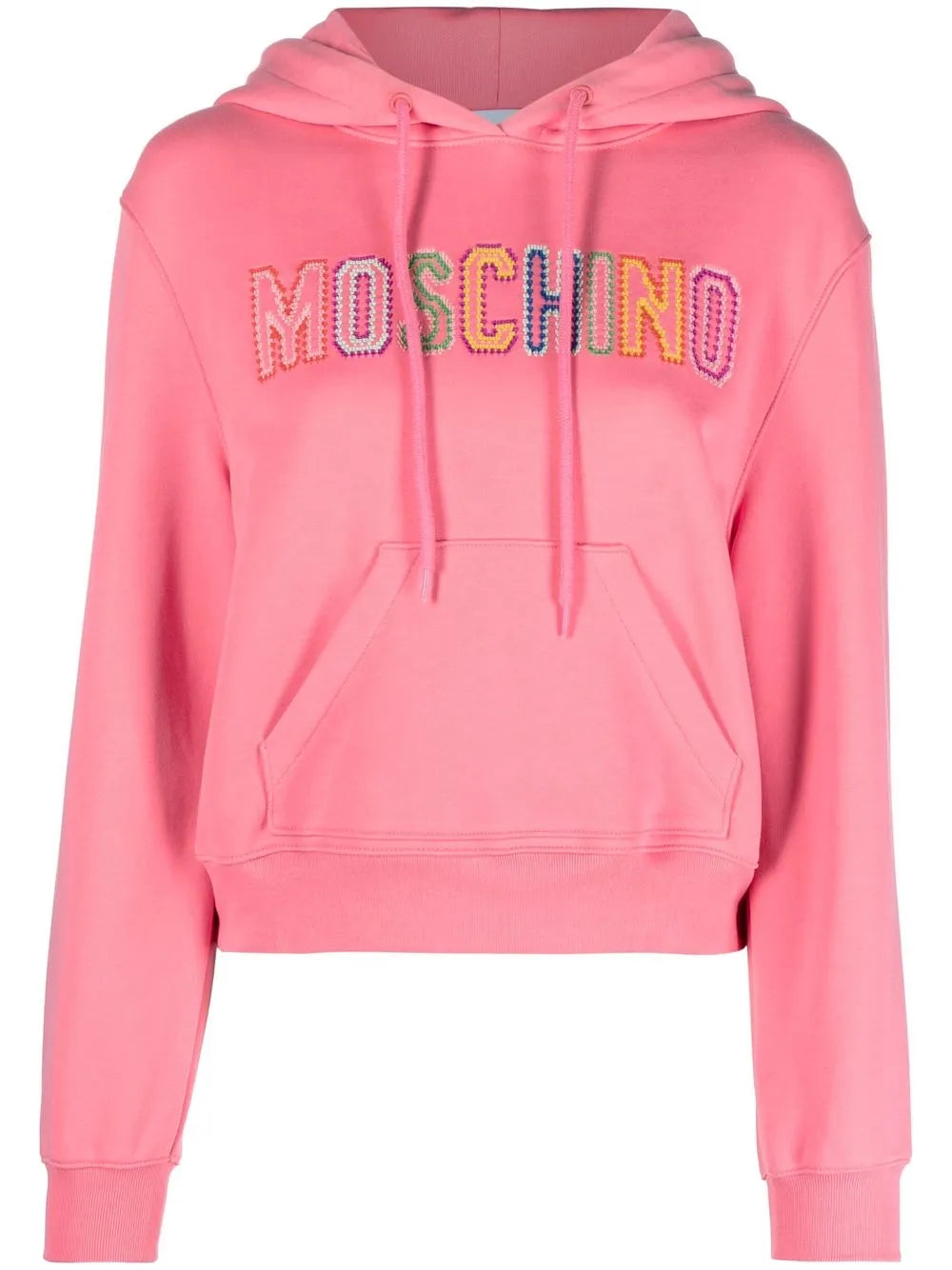 Embroidered-Logo Hoodie