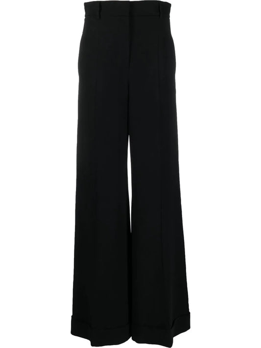 Mid-Rise Palazzo Pant
