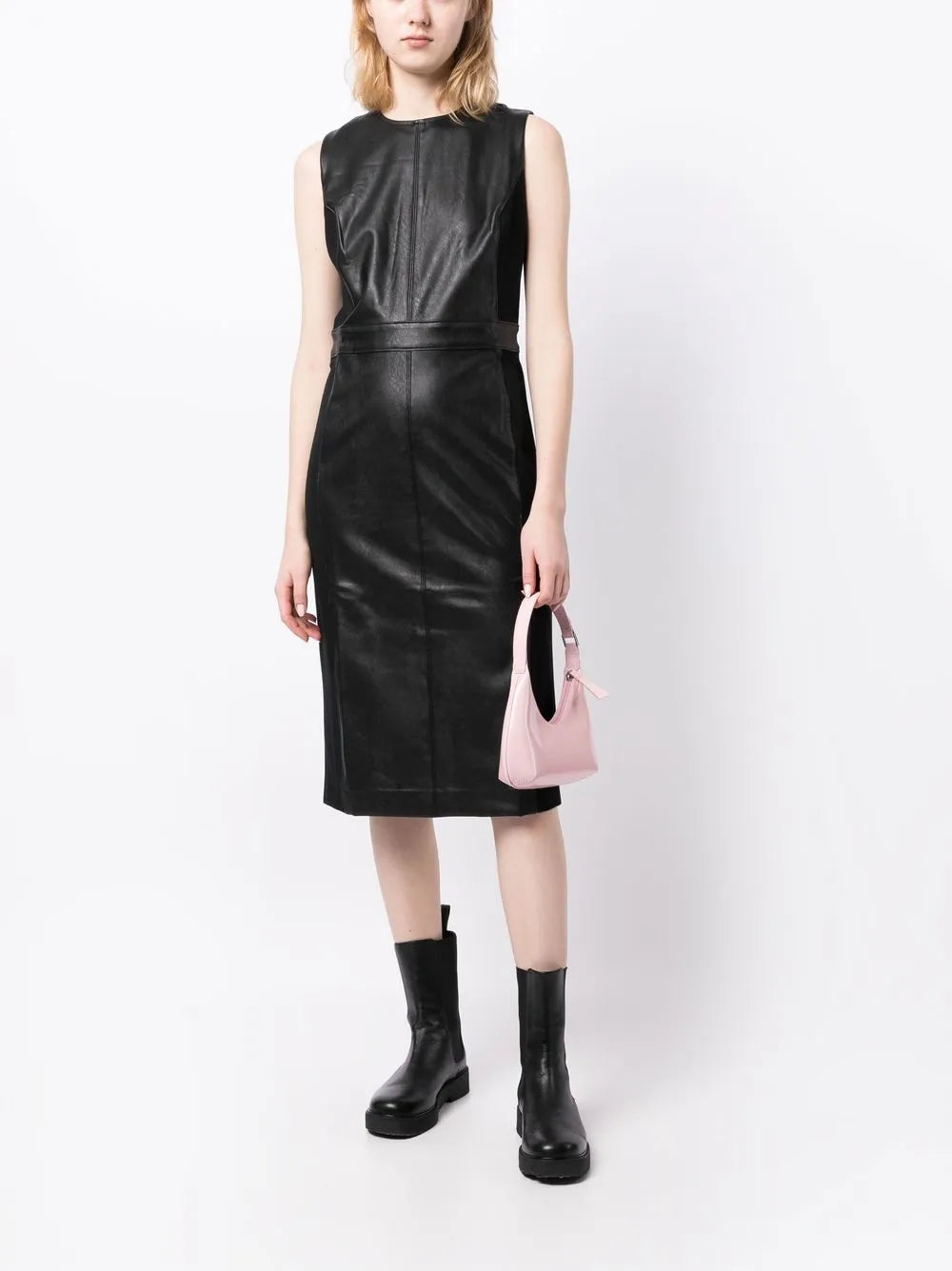 Multi-Panel Sleeveless Dress