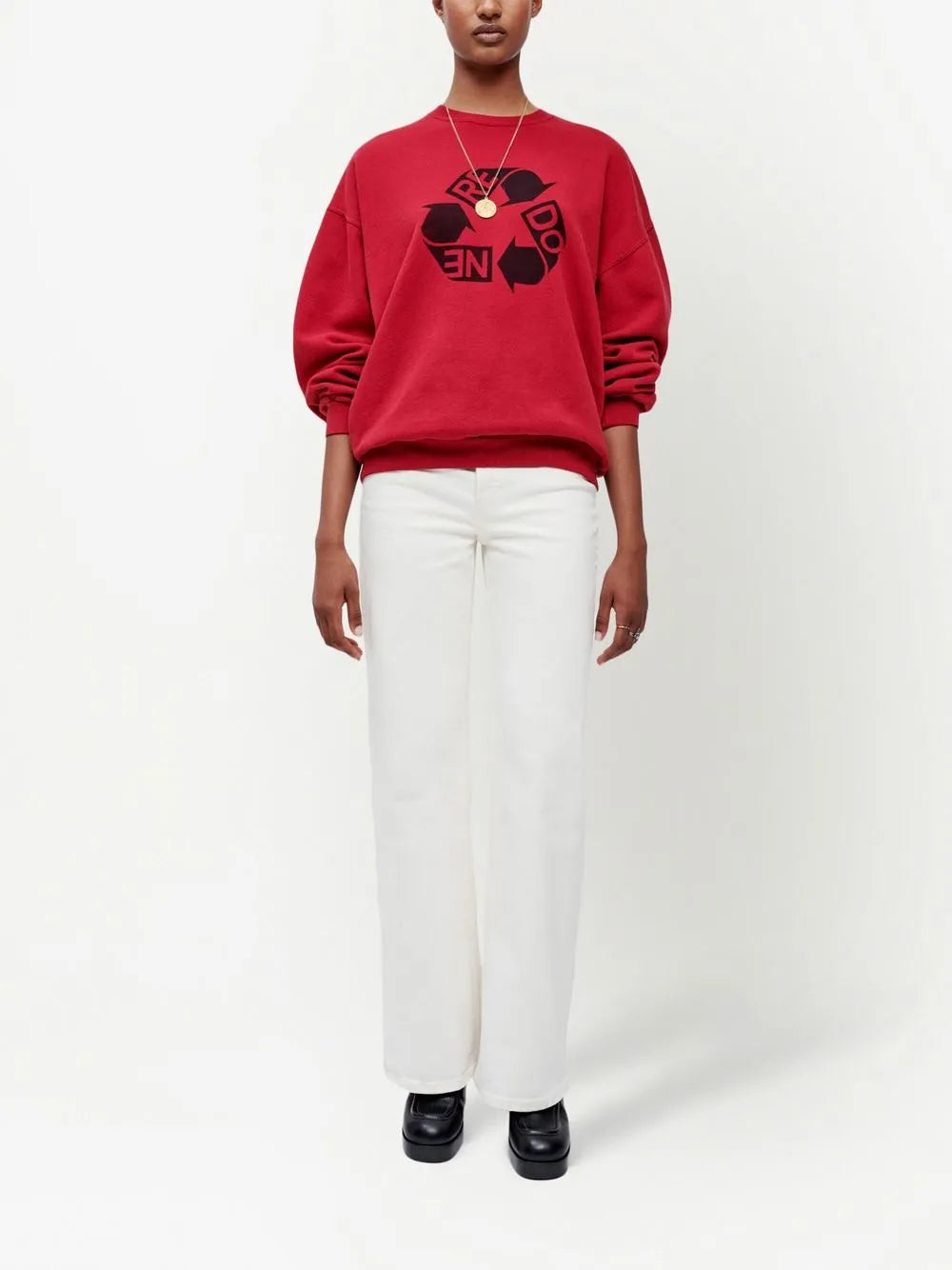 High-Waist Wide-Leg Jeans