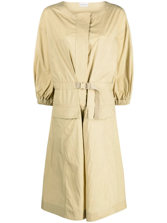Belted Waist Midi Dress