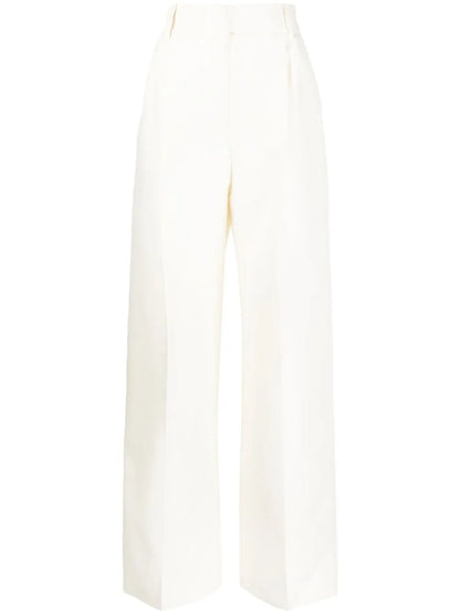 Pleat-Detail Tailored Trousers