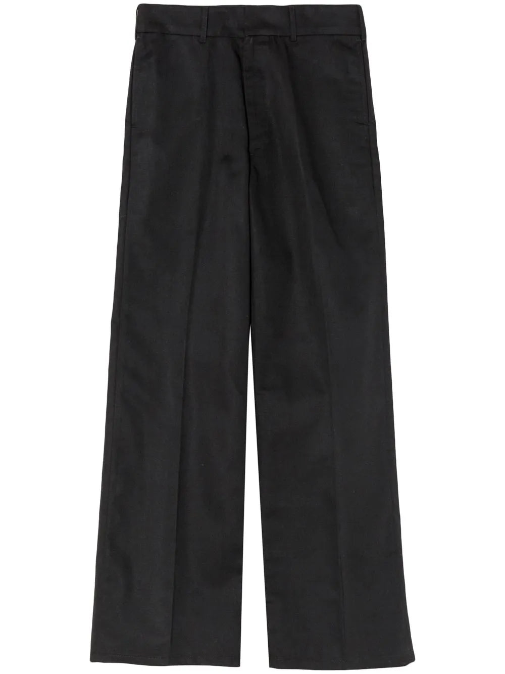 Wide Leg Low-Rise Trousers