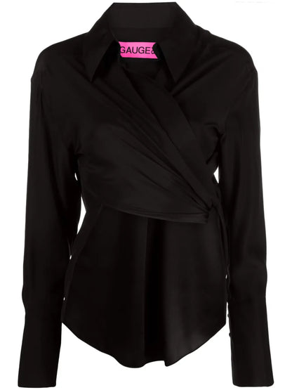 Sabinas Silk Wrap Shirt