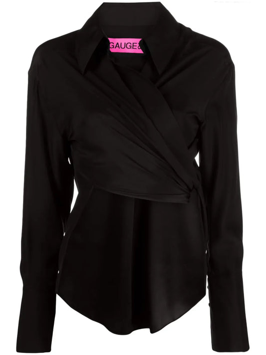 Sabinas Silk Wrap Shirt