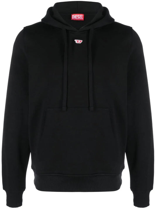 Logo-Patch Detail Hoodie