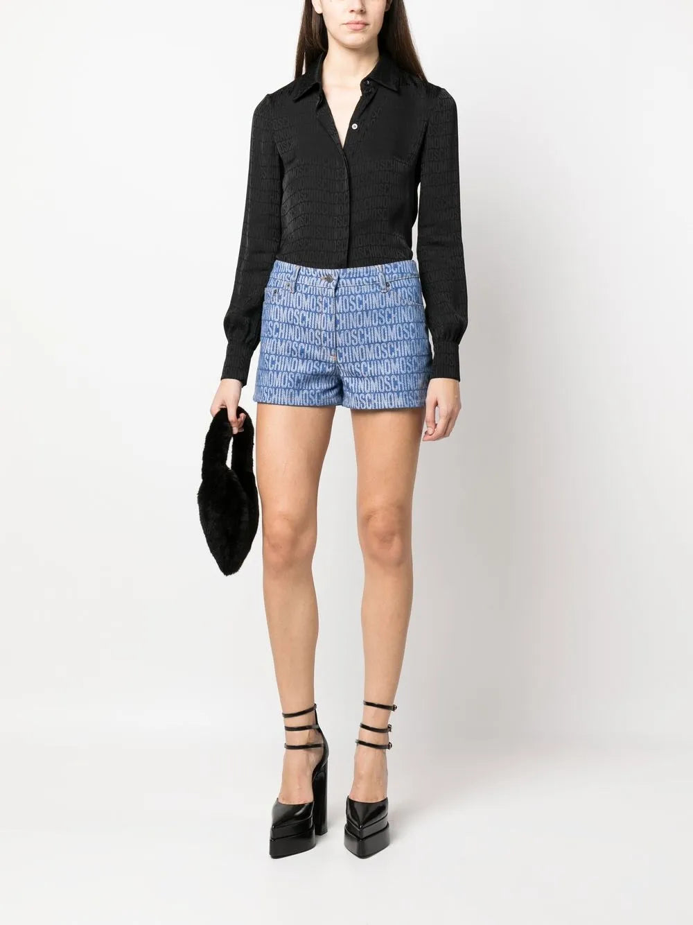 Monogram-Print Shirt
