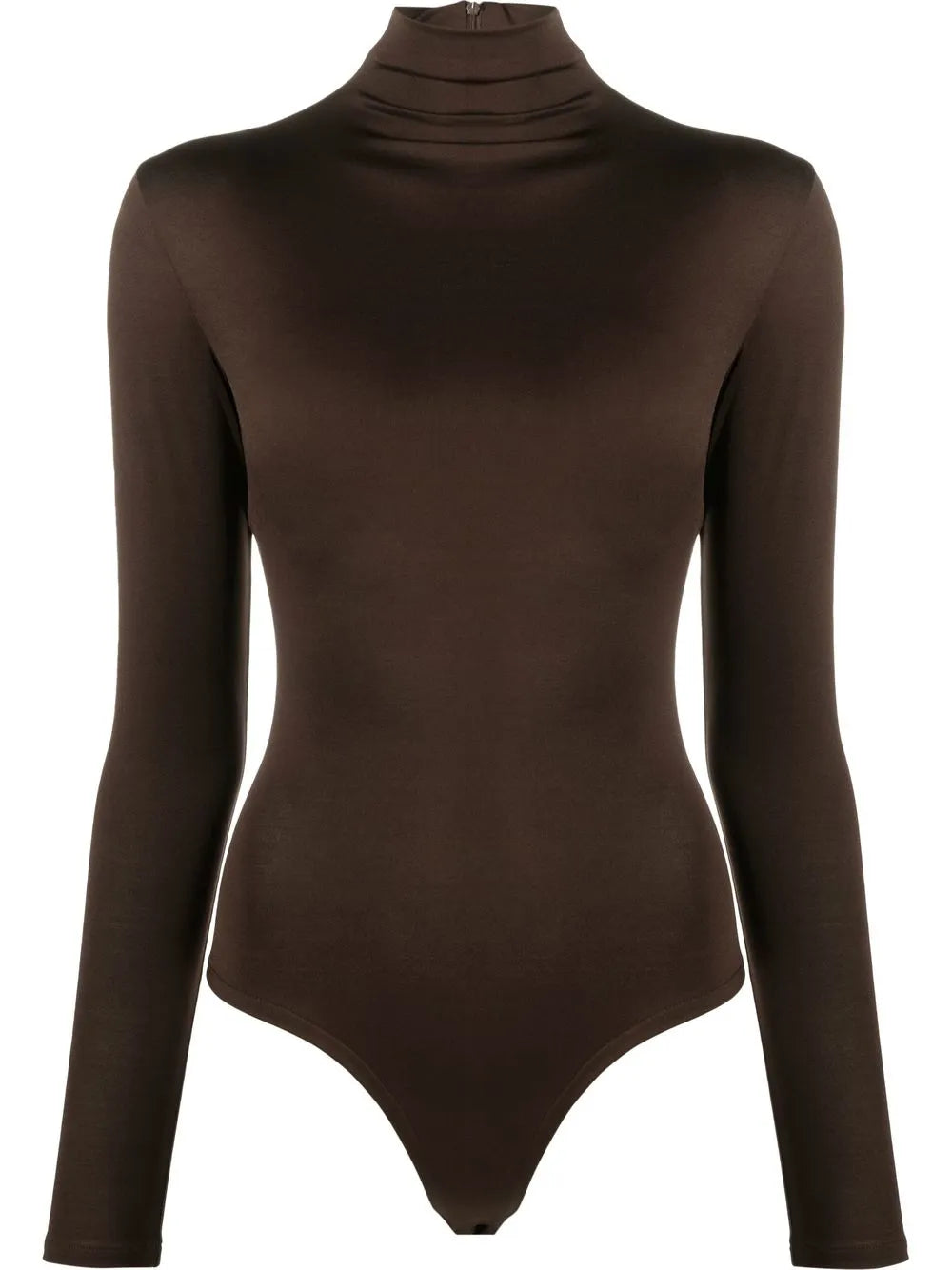 Mock-Neck Long-Sleeved Bodysuit