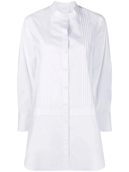 Long-Length Cotton Shirt