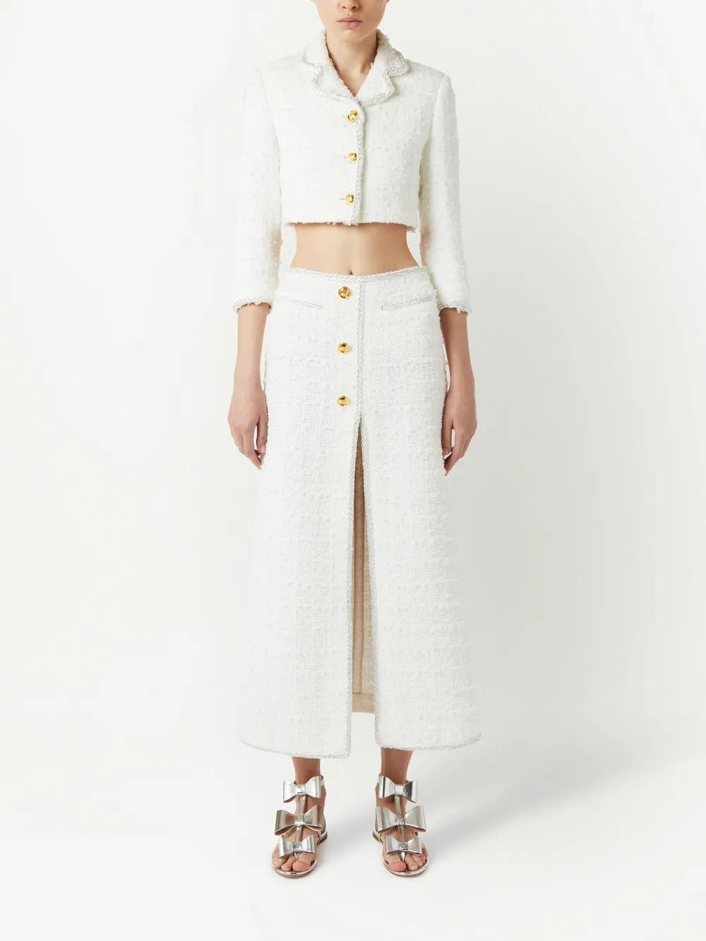 Cropped Tweed Jacket