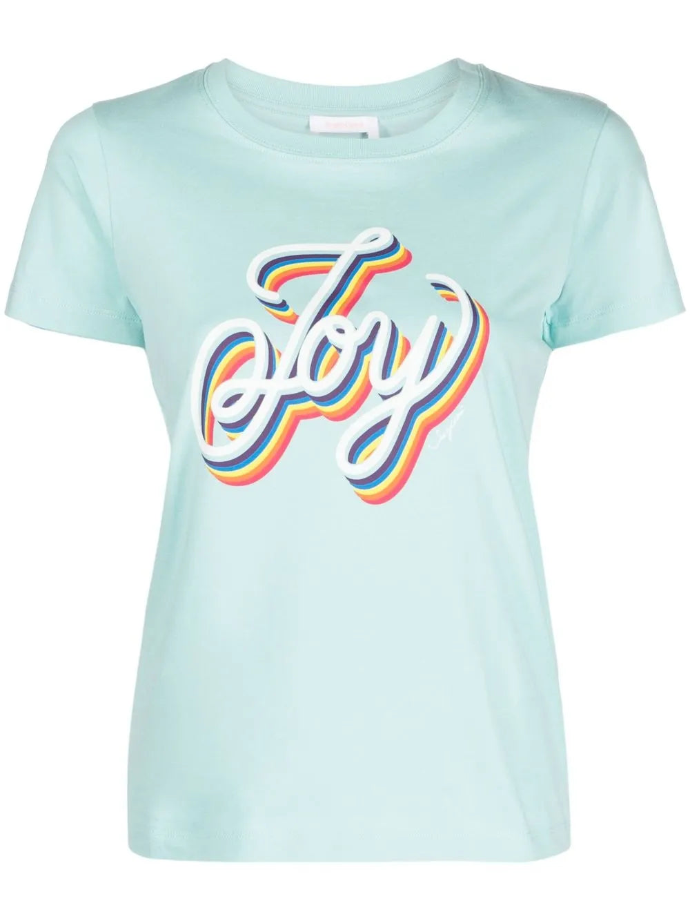 Slogan-Print Cotton T-Shirt