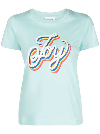 Slogan-Print Cotton T-Shirt