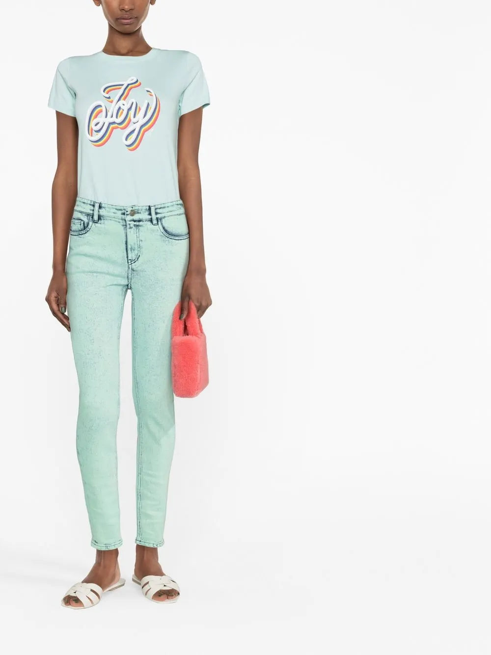 Slogan-Print Cotton T-Shirt