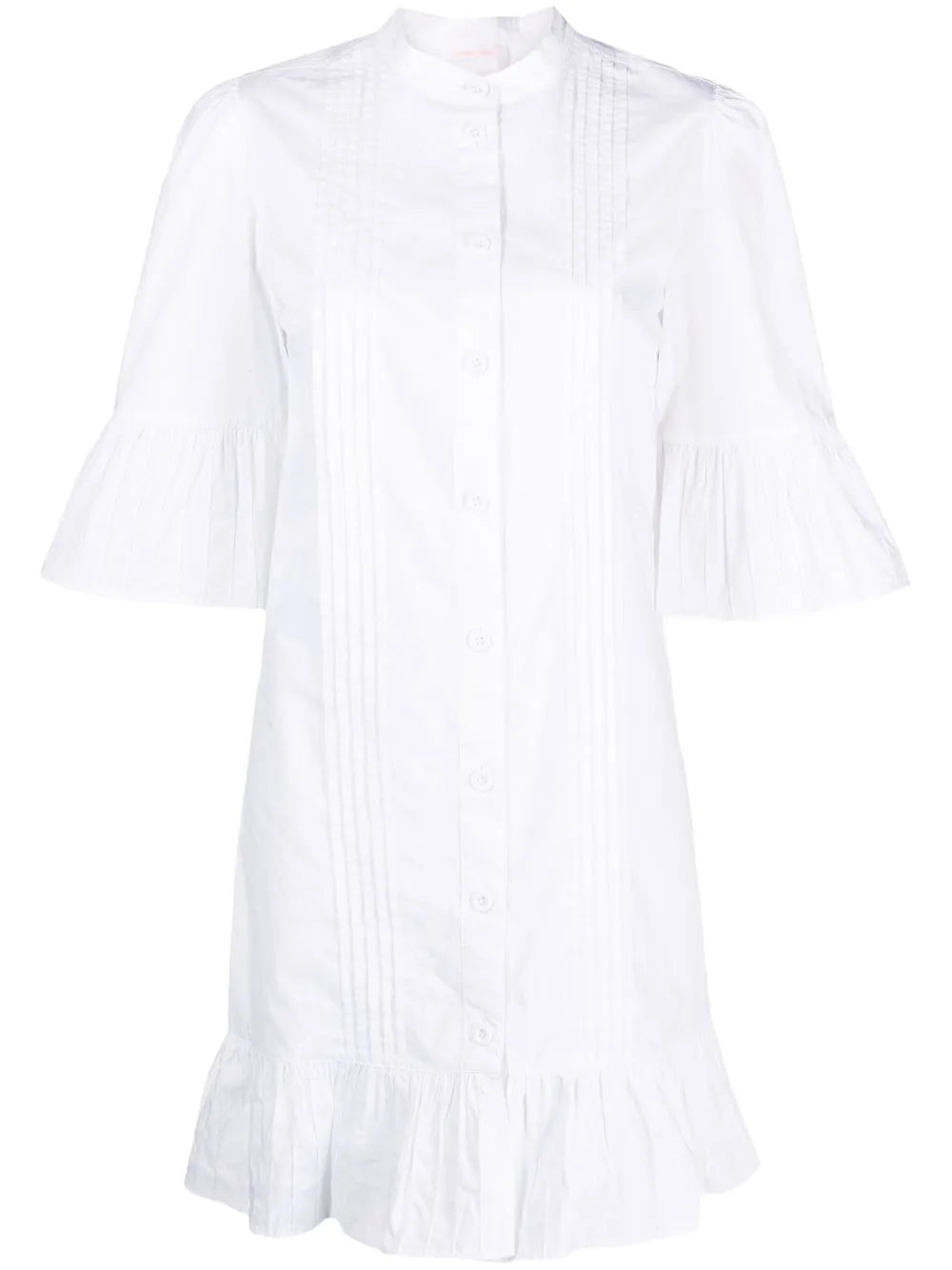 Cotton Short Shirt Dress
