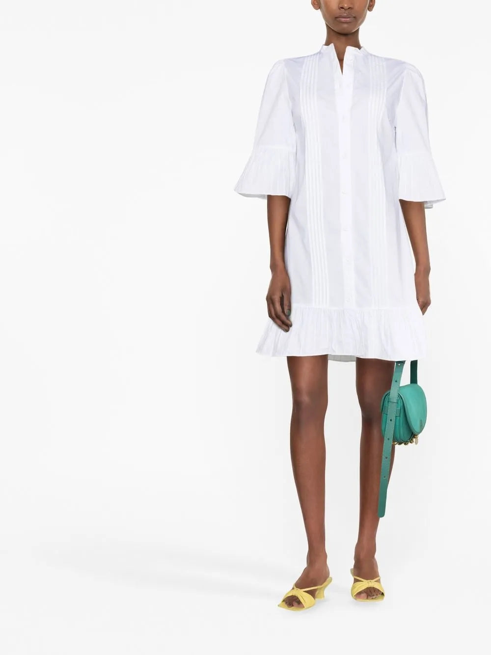 Cotton Short Shirt Dress