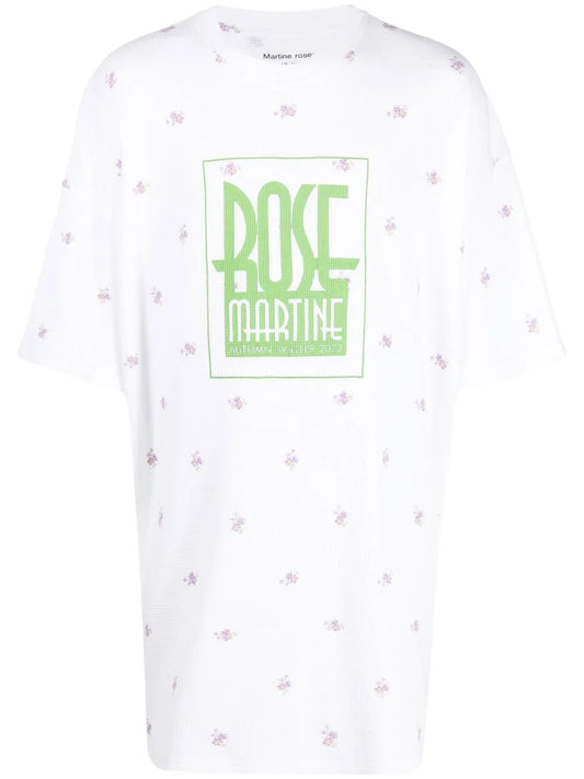 Long-Line Logo-Print T-Shirt