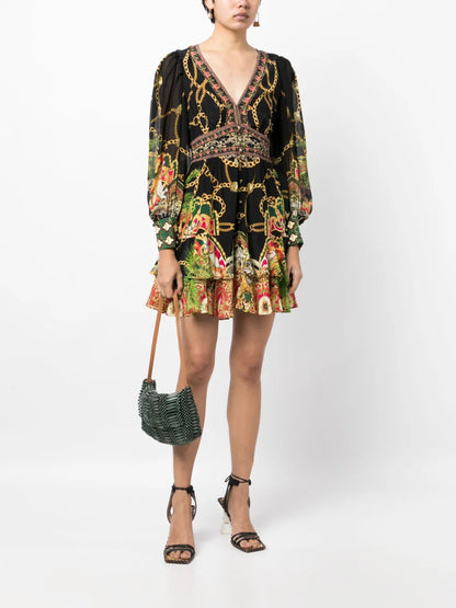 Jealousy And Jewels Silk Dress