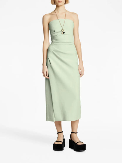 Terry-Jersey Strapless Dress