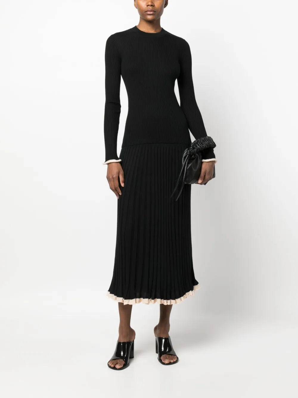 Silk Cashmere Long Sleeve Top