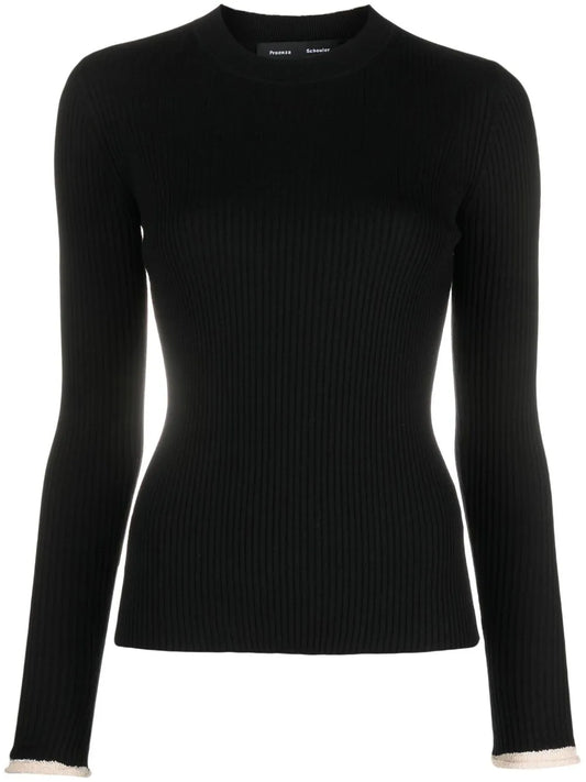 Silk Cashmere Long Sleeve Top