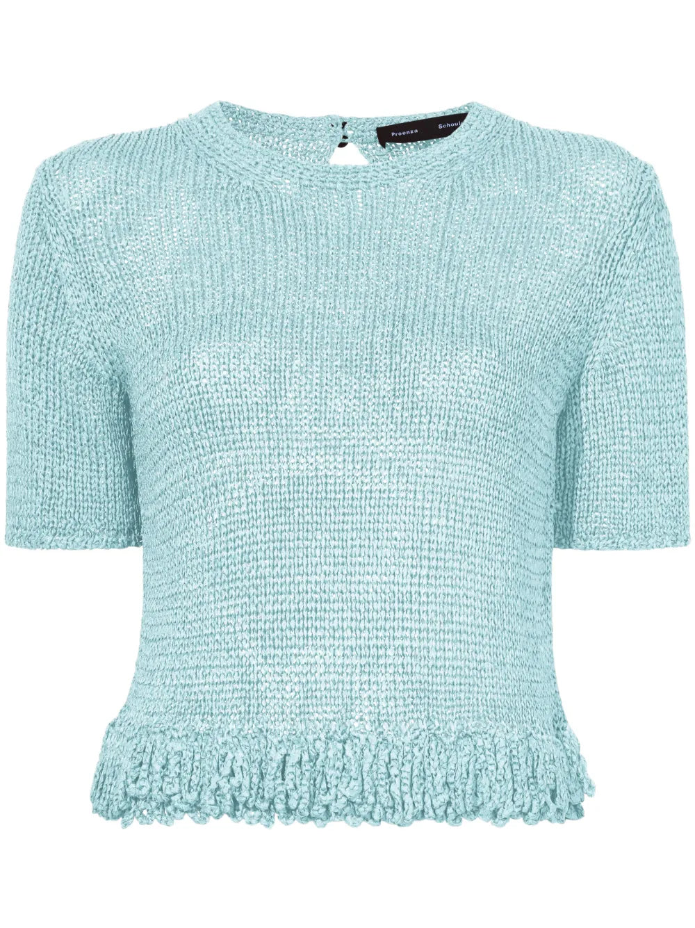 Ribbon Crochet Fringe Top