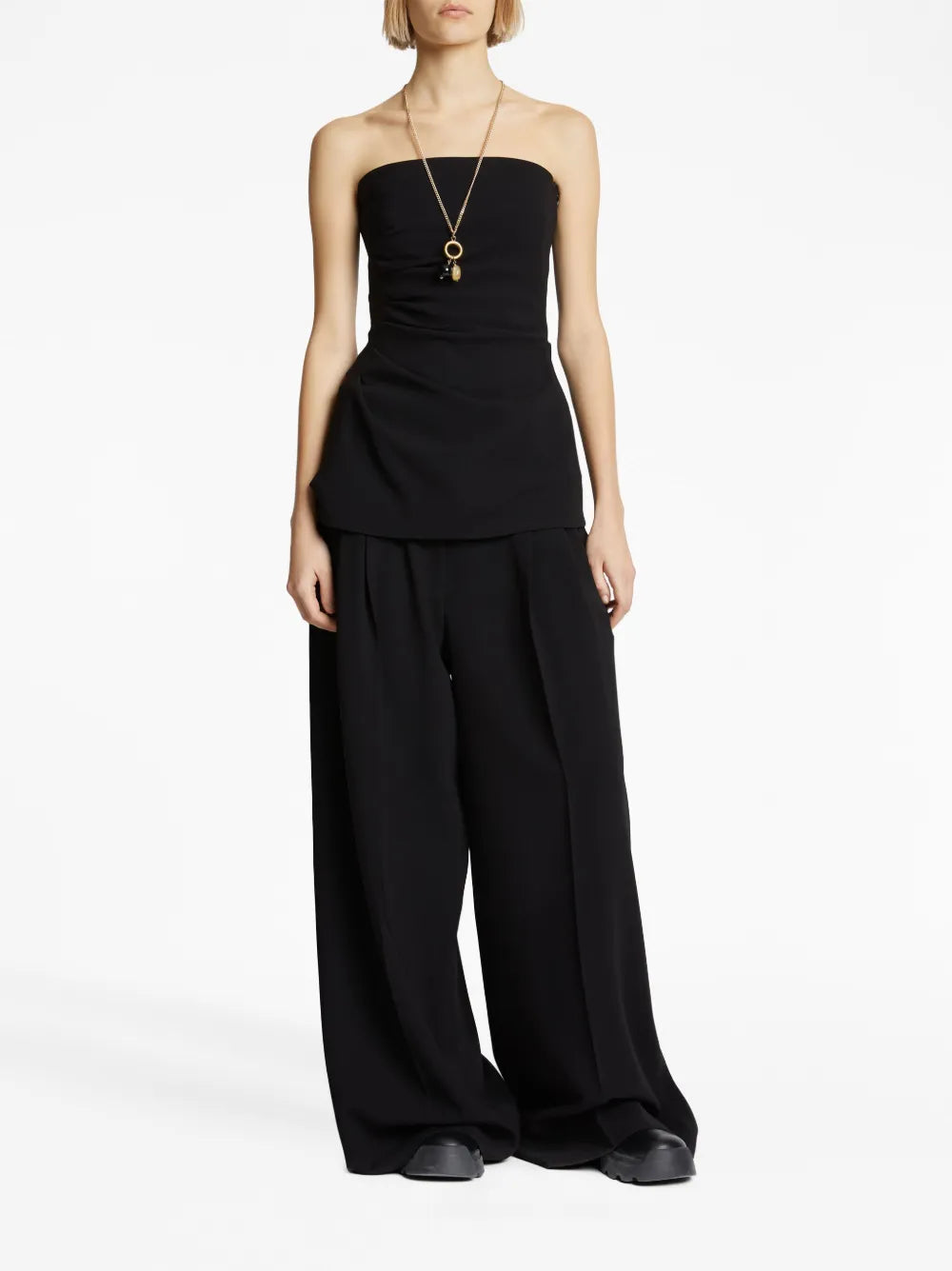 Crepe Stapless Top