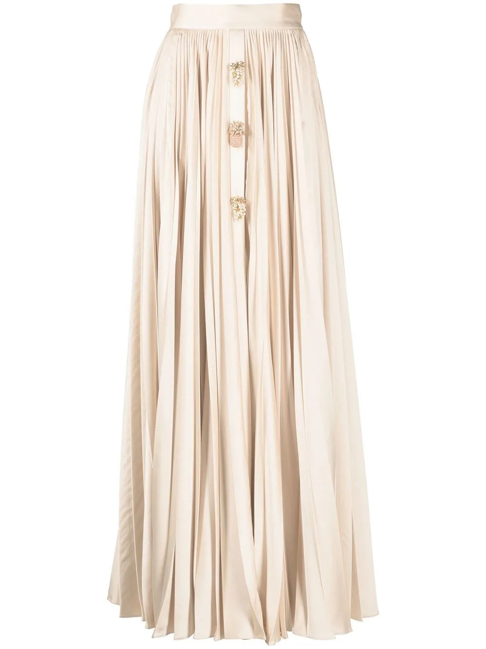 Pleated Maxi Skirt