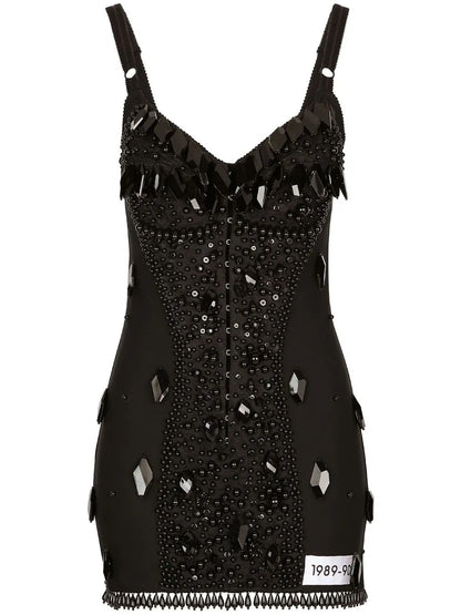 Kim Dolce&Gabbana Embroidered Minidress