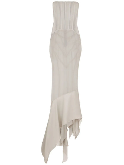 Kim Dolce&Gabbana Draped Silk Dress