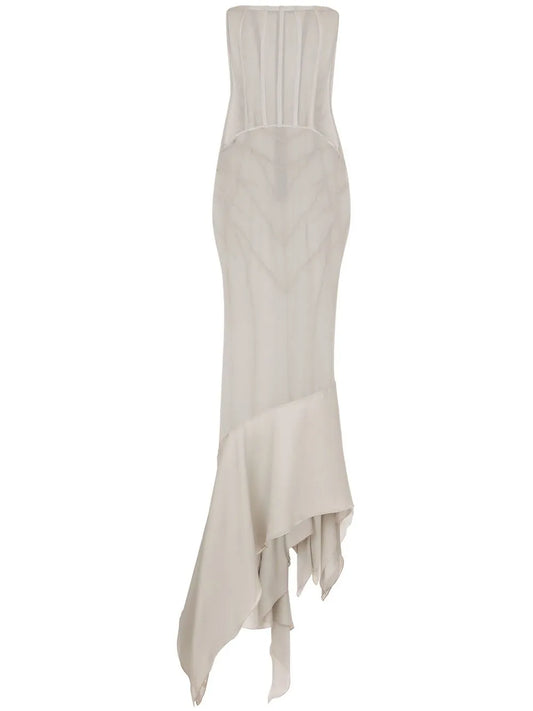 Kim Dolce&Gabbana Draped Silk Dress