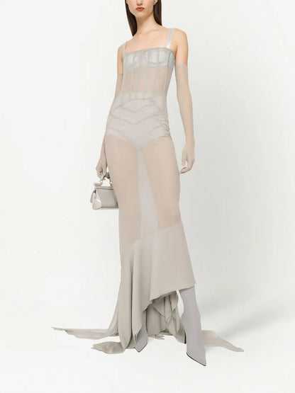 Kim Dolce&Gabbana Draped Silk Dress