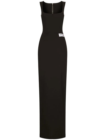 Kim Dolce&Gabbana Milano-Rib Maxi Dress