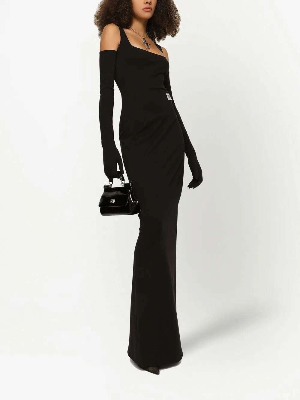 Kim Dolce&Gabbana Milano-Rib Maxi Dress
