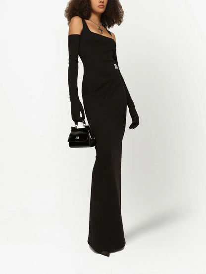 Kim Dolce&Gabbana Milano-Rib Maxi Dress