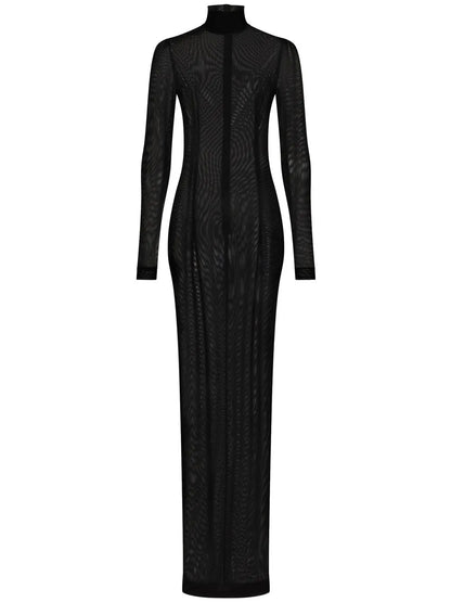 Kim Dolce&Gabbana Tulle Maxi Dress