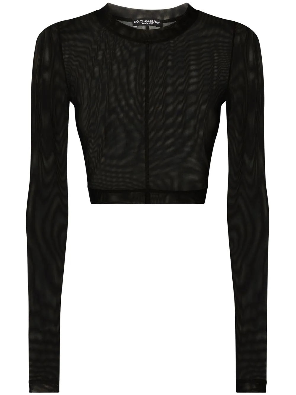 Kim Dolce&Gabbana Tulle Crop Top