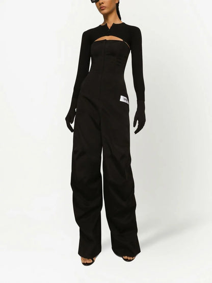 Kim Dolce&Gabbana Cropped Button-Fastening Cardigan