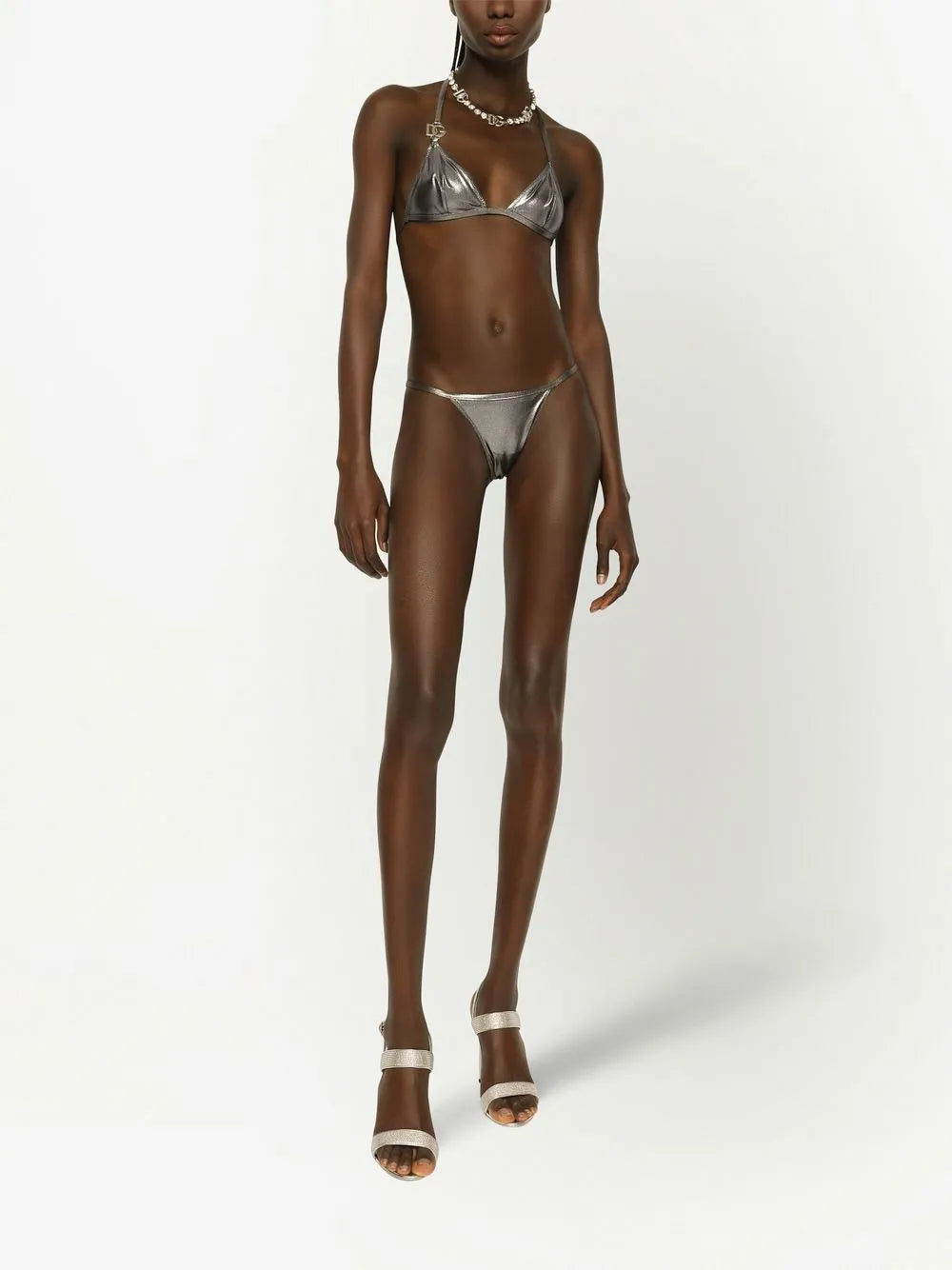 Kim Dolce&Gabbana Dg-Logo Triangle Bikini