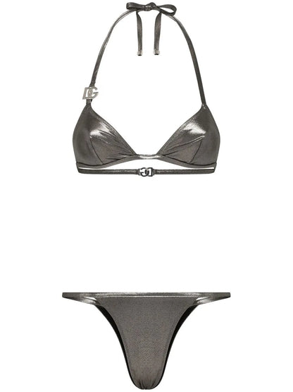 Kim Dolce&Gabbana Dg-Logo Triangle Bikini