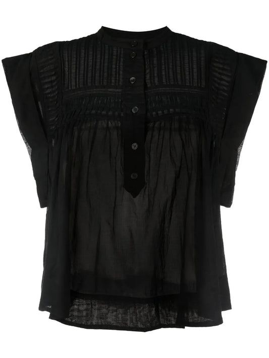 Leaza Pleated Blouse