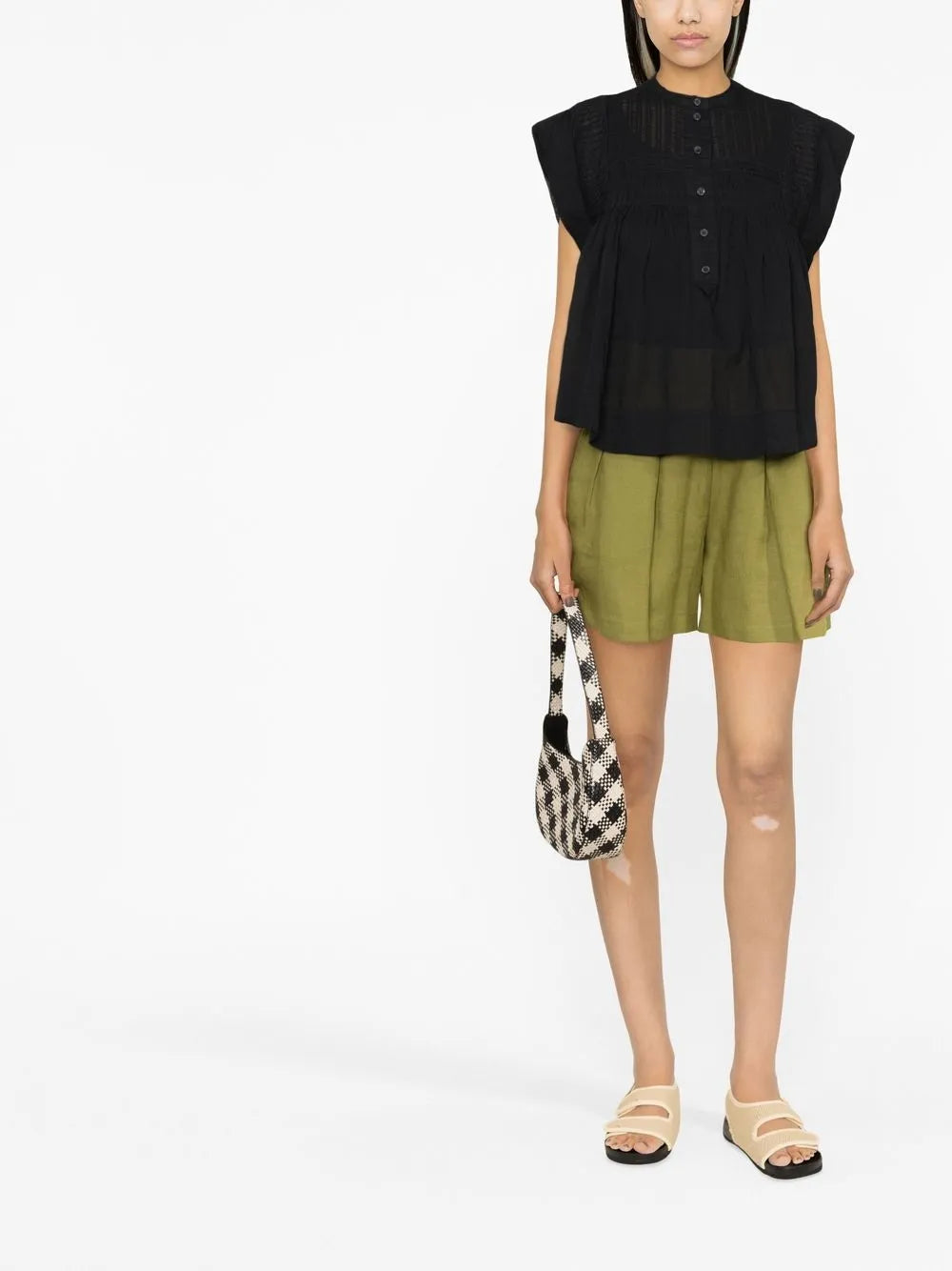 Leaza Pleated Blouse
