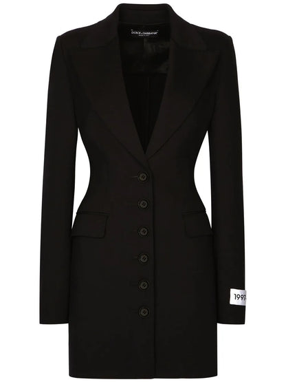 Kim Dolce&Gabbana Fitted Peak-Lapel Blazer