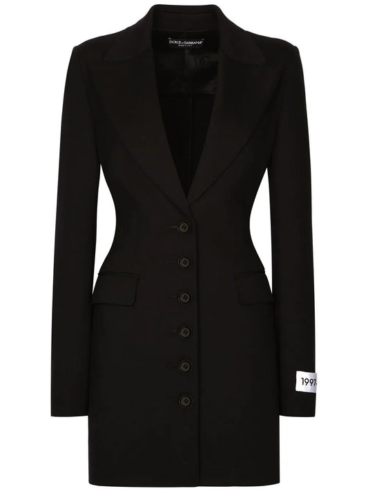 Kim Dolce&Gabbana Fitted Peak-Lapel Blazer