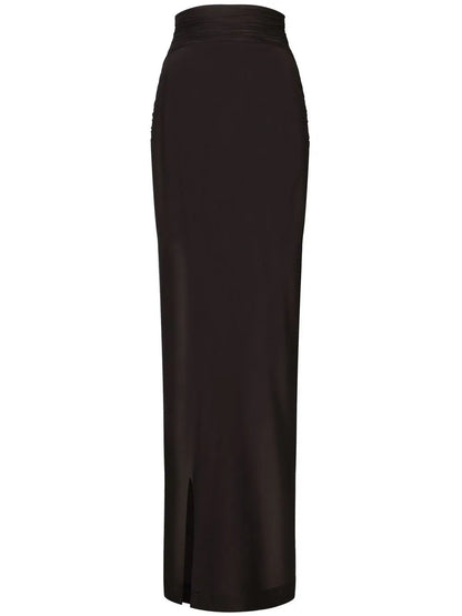 Kim Dolce&Gabbana Belted Maxi Skirt